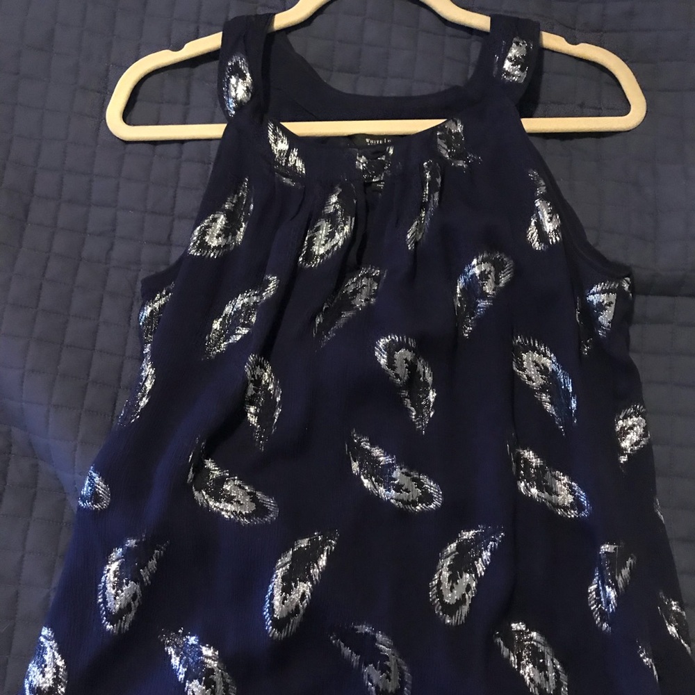 White House Black Market Halter Tank